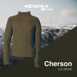 Φούτερ fleece Εργασίας Cofra Cherson clay brown