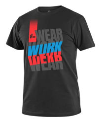 T-Shirt Ανδρικό Ελαστικό CXS Workwear black-blue-red