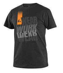 T-Shirt Ανδρικό Ελαστικό CXS Workwear black-orange