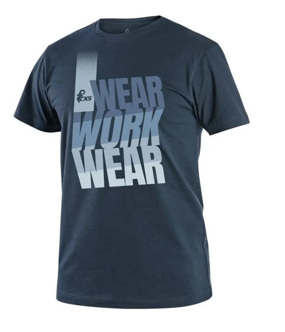 T-Shirt Ανδρικό Ελαστικό CXS Workwear blue