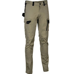 Παντελόνι Εργασίας Super Stretch Cofra Jember khaki/black