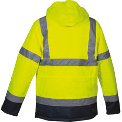 Αδιάβροχο Ανακλαστικό Παρκά Cofra Namsos yellow/navy