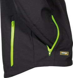 Κυνηγετικό Ελαστικό Softshell Jacket Cofra Klarbo black/lime