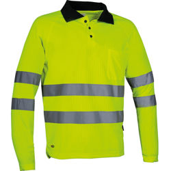 Polo Μπλουζάκι Ανακλαστικό Cofra New Sun yellow